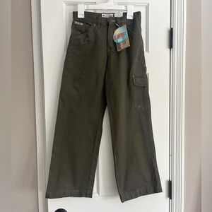 Columbia Boys Size 8 Camp ROC II Pant Olive green NWT